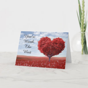 Cartão Você vale a pena a espera (Vazio)