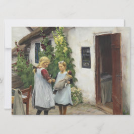 Cartão Você Viu O Meu Gatinho? (por H.A. Brendekilde)