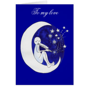 Cartão Voe-me para a lua