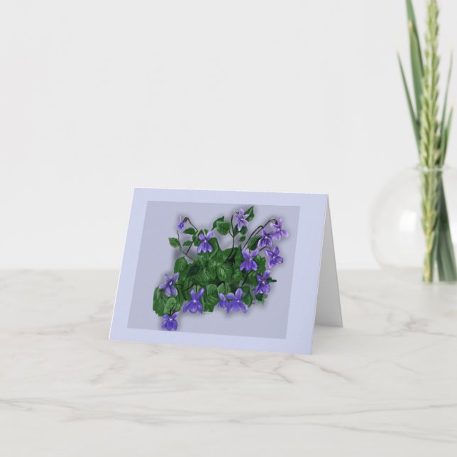 Cartão Voilets (Frente)