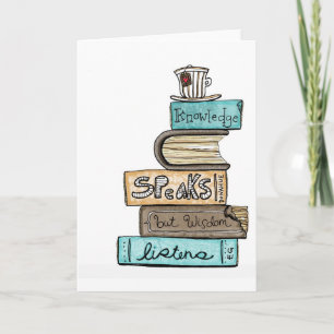 Cartão vol25- knowledge speaks