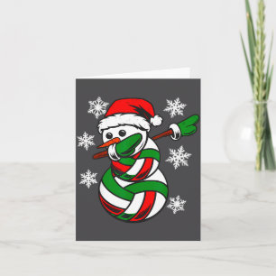Cartão Volei Bola Santa Chapéu Boneco de Neve Natal Diver