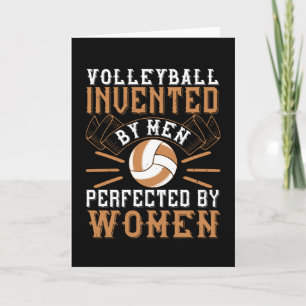 Cartão Voleibol - Inventado Por Homens Perfectados Por Mu