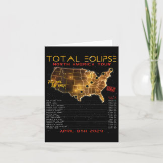 Cartão Volta) Total Solar Eclipse 2024 Tour na América do