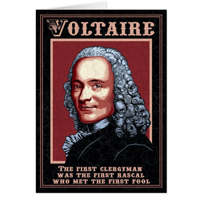 Cartão Voltaire - o primeiro (Frente)