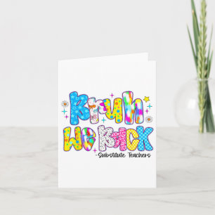 Cartão Voltamos, Professores Substitutos Engraçados De Vo