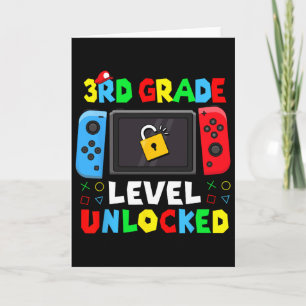 Cartão Voltar às Escolas Nível 3ª Série Desbloqueado Game