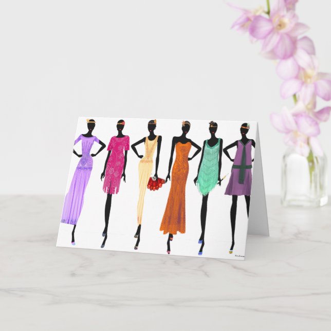 Cartão "Volte no tempo, brilhe no presente." (Orquídea)