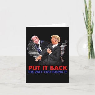 Cartão Voltou Da Maneira Que Achou Engraçada Biden &amp; 