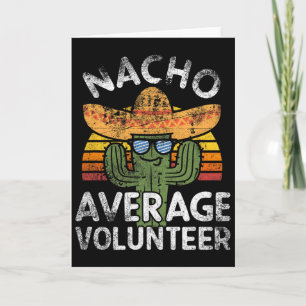 Cartão Voluntário engraçado Nacho médio Cinco De Mayo Mex