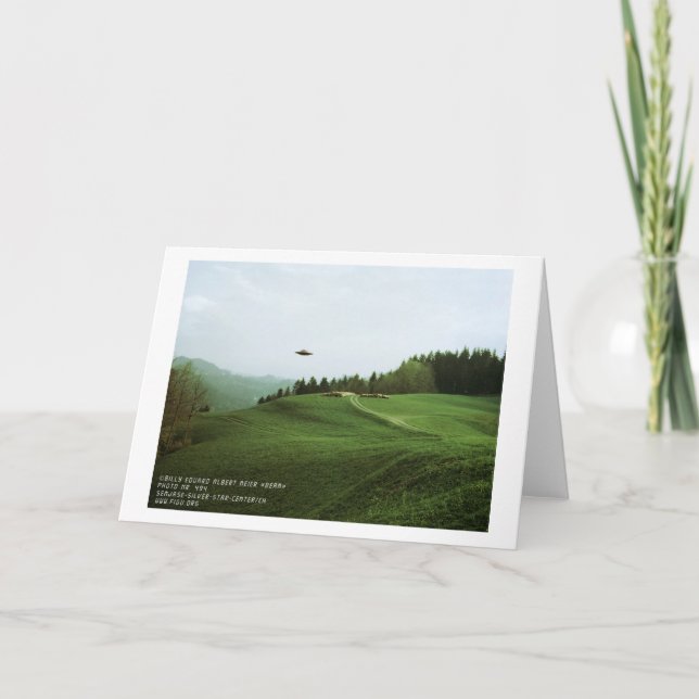 Cartão Vôo 1975 da demonstração de Semjase (Frente)