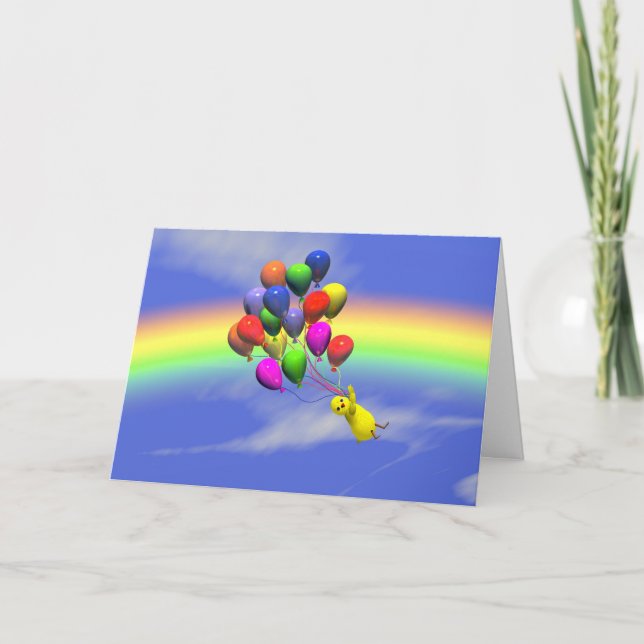 Cartão Voo de Aniversário (Frente)