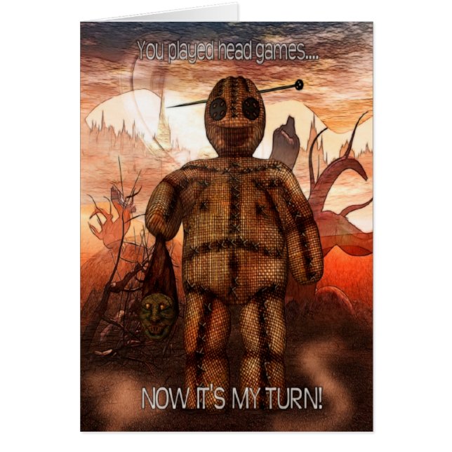 Cartão Voodoo 1 VAZIO dos "Head Games" (Frente)