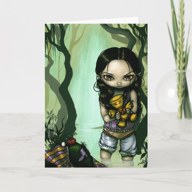 Cartão "Voodoo in the Bayou" Greeting Card (Frente)