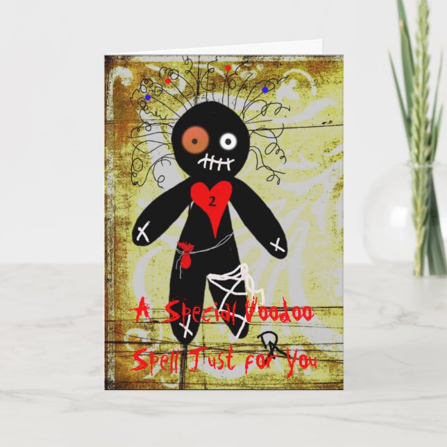 Cartão Voodoo Spell (Frente)