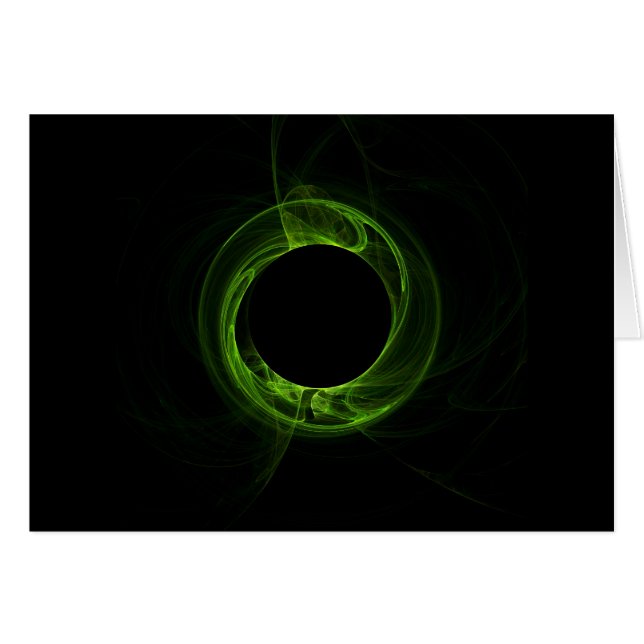 Cartão Vortex de PlasmaLights™ (Frente Horizontal)