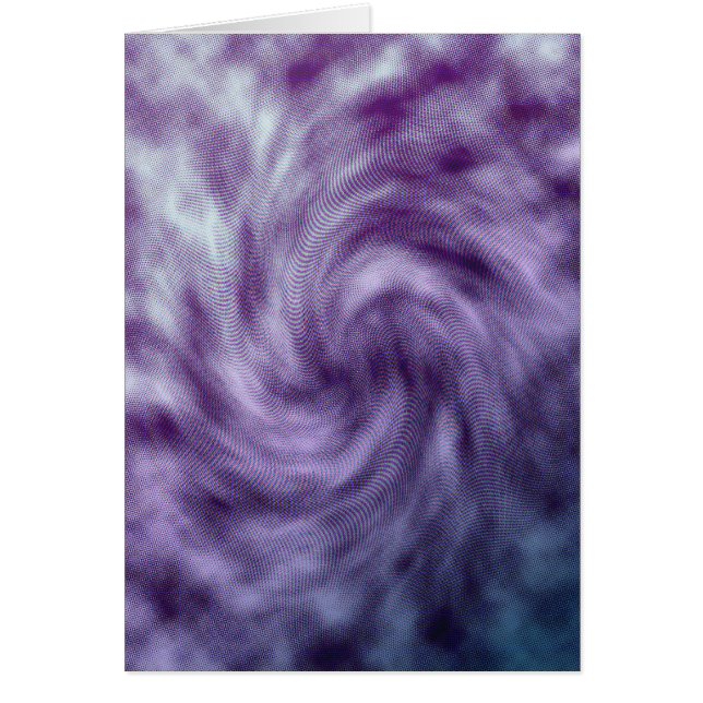 Cartão Vórtex Roxo (retrato) (Frente)