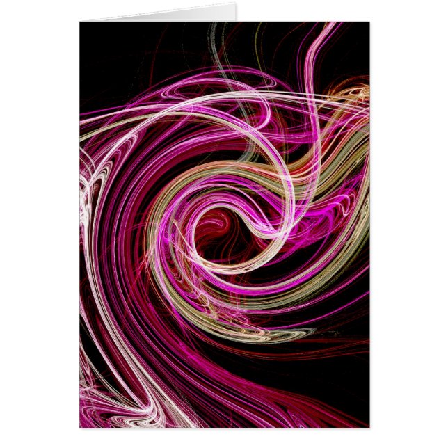 Cartão Vórtice Rosa (Frente)