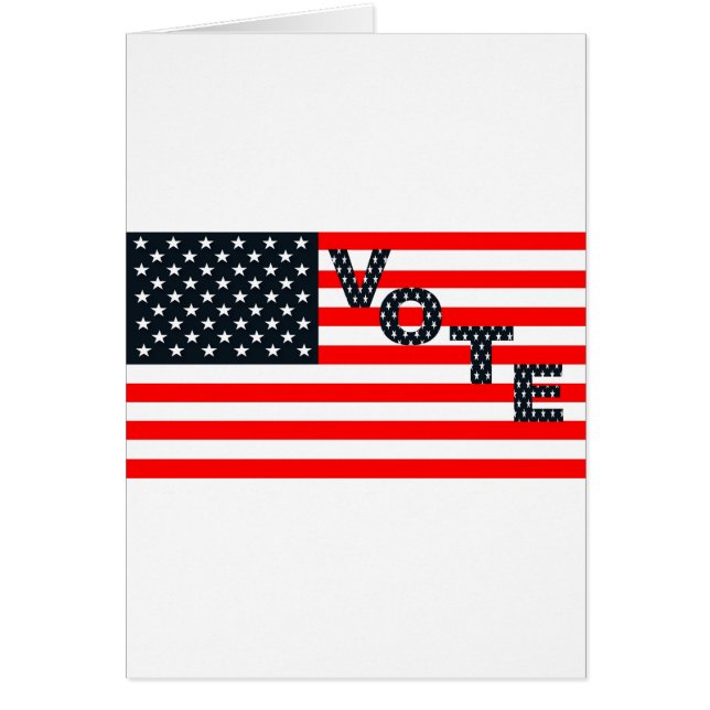 Cartão Votação nos Estados Unidos (Frente)