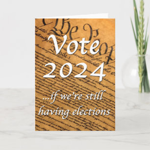 Cartão Votar 2024 se ainda tivermos eleições