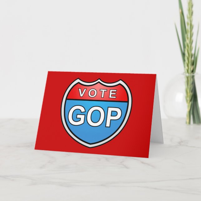 Cartão Vote GOP (Frente)