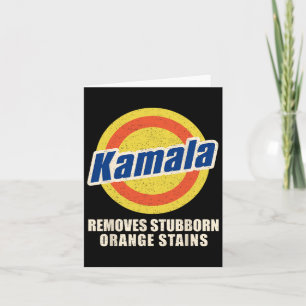 Cartão Vote Remover Laranja Teórico Harris Funny Vo