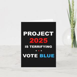 Cartão Vote Save Democracy Stop Project 2025 1