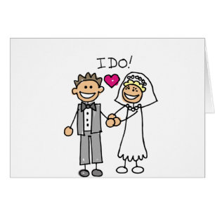 Cartão Votos de Noiva e de Groom Exchange