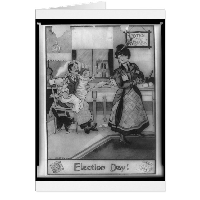 Cartão Votos para mulheres! (Frente)