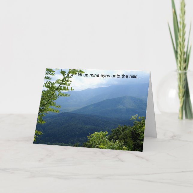 Cartão Vou Levantar Os Meus Olhos (Frente)