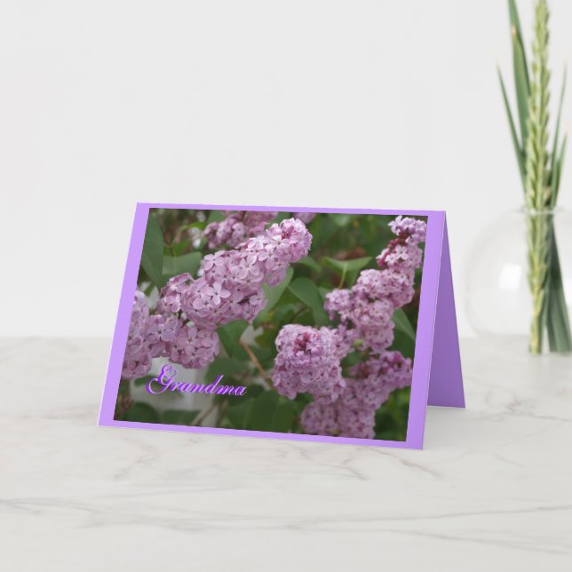 Cartão Vovó (Frente)