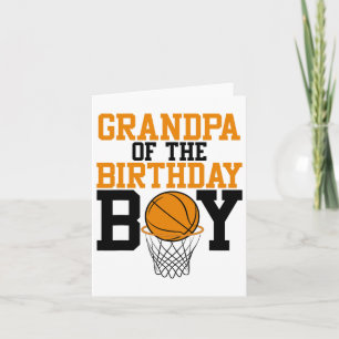 Cartão Vovô Da Família Sketll Birthday Boy Aniversário