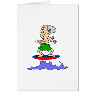 Cartão Vovô de Surfin