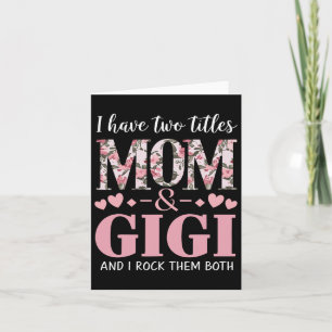Cartão Vovó Eu Tenho Dois Títulos Mamãe E Gigi 1