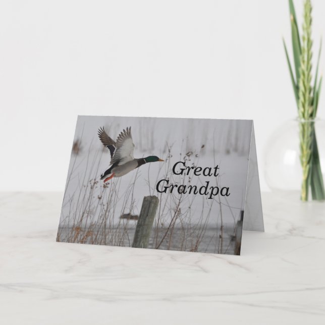 Cartão Vovô Excelente de aniversário (Frente)