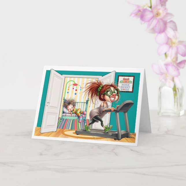 Cartão Vovó Fitness ou Mamãe (Orquídea)