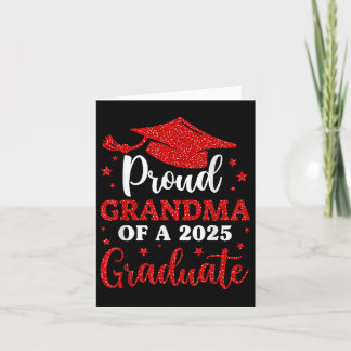 Cartão Vovó Orgulhosa De Graduação De Avó Formando 2025