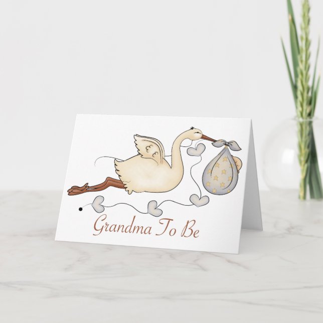 Cartão Vovó Para Ser (Frente)