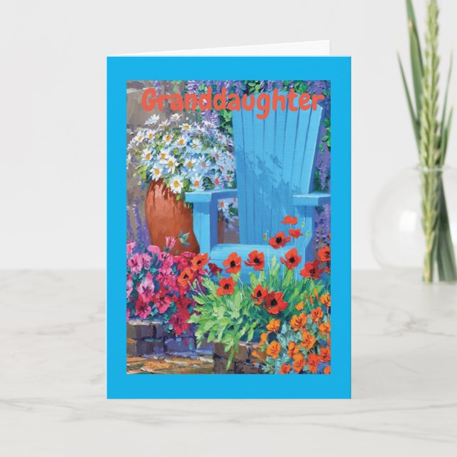 CARTÃO **VOVÓ** VOCÊ É "AMADA" FELIZ ANIVERSÁRIO (Frente)