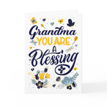 Vovó, você é uma Bênção Botânica de Aniversário