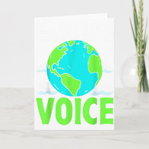 Cartão Voz da Terra Salve o Planeta Design