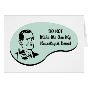 Cartão Voz do neurologista