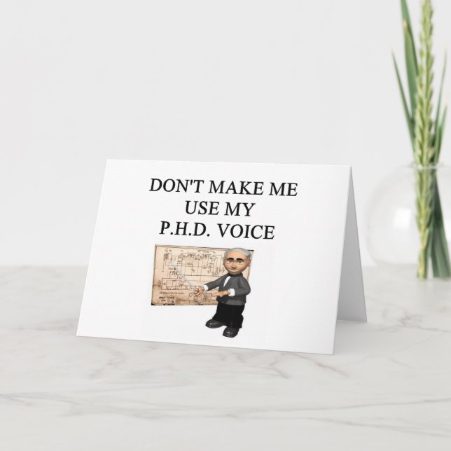 Cartão Voz do PHD (Frente)