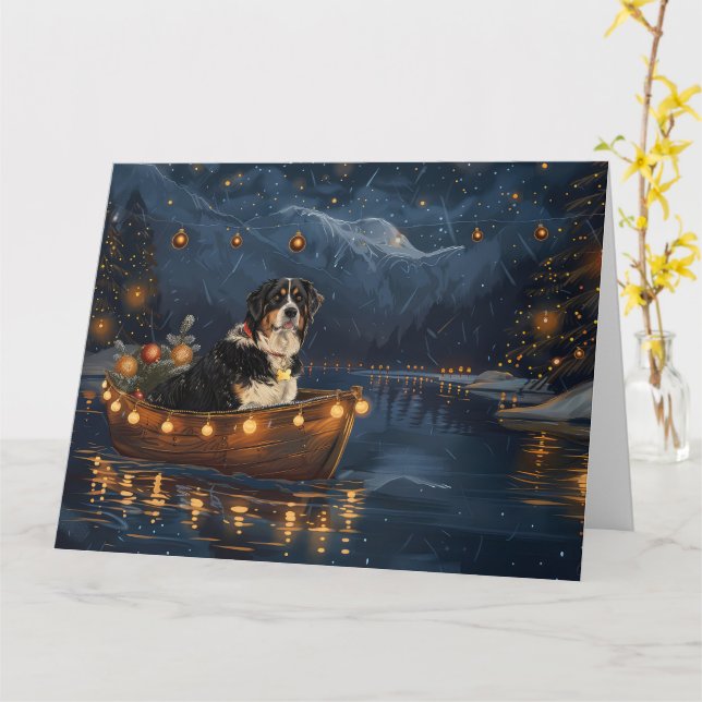 Cartão Voz Festiva da Grande Montanha da Suíça (Flor Amarela)