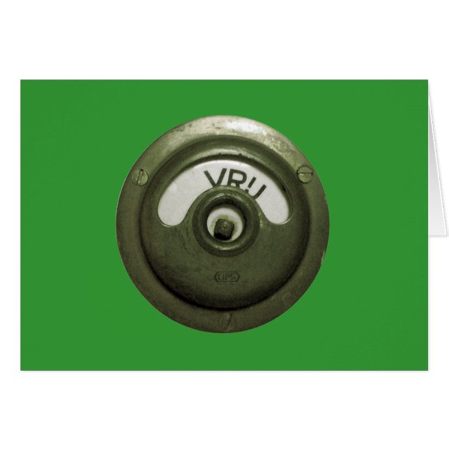 Cartão Vrij, vago (Frente Horizontal)