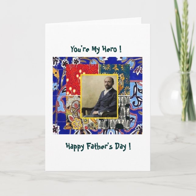 Cartão W. E. B. DuBois (Frente)