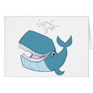 Cartão W é para a baleia