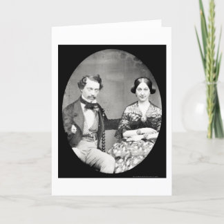 Cartão W. & Mary Field Daguerreotype 1858