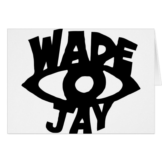 Cartão Wade Jay (Frente Horizontal)