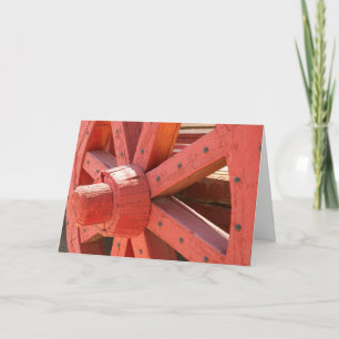 Cartão Wagon Wheel Detail